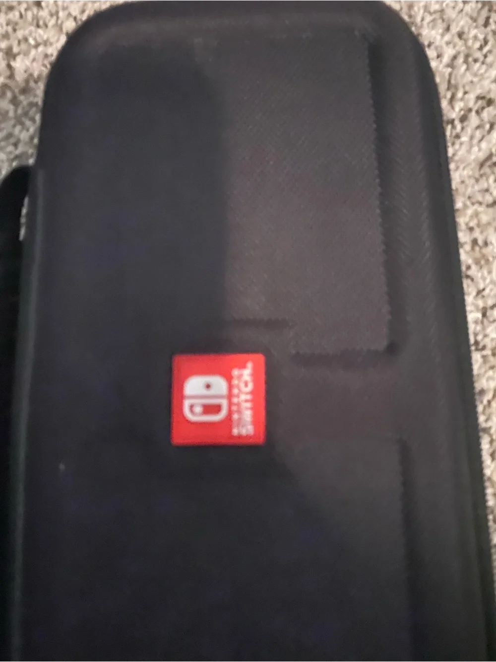 Nintendo Switch Black and Red Protective Travel Case